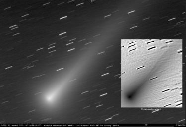 C/2021 A1 Leonard彗星 尾の構造 2021年12月3日